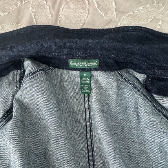 Womens Lauren Ralph Lauren Classic Denim Jacket - Picture 8 of 10